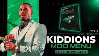 BEST MOD MENU FOR GTA 5 | KIDDIONS MOD MENU FOR FREE (UNDETECTED)