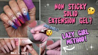 VARNAIL SOLID BUILDING GEL! | EASIEST NAILS EVER! LAZY GIRL METHOD