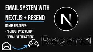 Tutorial: Email System (Forgot Password + Email Verification) with Next.js V13 (APP ROUTER) + Resend