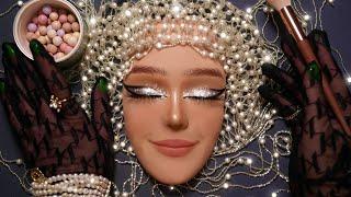 ASMR The Most Glamorous Makeup E-V-E-R (application, whispers, YSL, Guerlain , Huda , Denona )