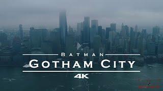 Gotham City  Home of Batman - by drone [4K]