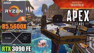 Apex Legends - RTX 3090 + R5 5600X - 1080p, 1440p & 4K - High & Low Settings - Season 8