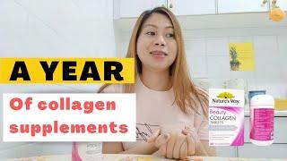 One year of taking a collagen supplements | Natures Way Beauty Collagen Tablet | Betty KM