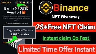 Binance Free NFT Claim | Binance 2$ Claim | Binance New Offer Today | Binance Moonbix Withdraw