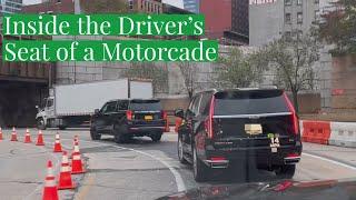 What it Feels Like to Be A Driver in a Security Motorcade for VIPS #security #protection