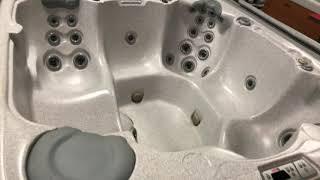 Agean Hot Tubs Used Coleman Spas 471 Maax Spas 471 88” x 88” 2- neck collars, lounger with foot jets