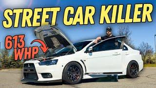 600+WHP Built Mitsubishi Lancer Evo X Review + Drive!!