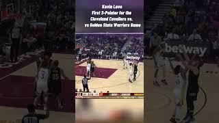 Kevin Love First 3-Pointer for the Cleveland Cavailers vs. Golden State Warriors Game  #letemknow