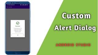 Custom AlertDialog in Android || Simple Custom Dialog || Android Studio