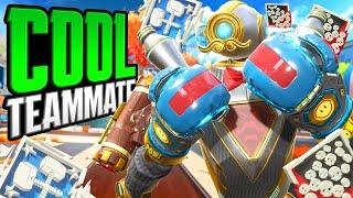 Pathfinder 20 KILLS and 4K COOLEST Random Teammate Apex Legends Gameplay Season 16