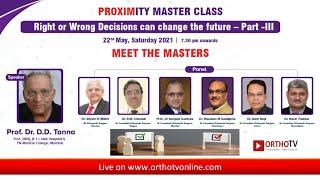 OrthoTV presents Trauma Master Class Webinar -  Right or Wrong Decisions can Change the Future-Part