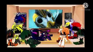 Bee Team reacts to Bumblebee's past|Feat. Team Prime|Lucarius the Wolf|!Lazy Warning!