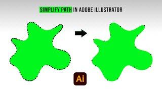 How to Simplify Path in Adobe Illustrator | Illustrator Tips 2024