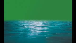 river water flowing green screen background video