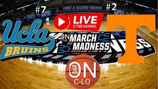 Tennessee Volunteers vs UCLA Bruins. March Madness NCAA Basketball Tournament Round 2 Livestream.