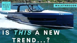 Fjord 41XL Crosses the LINE between Sedan Cruiser & Dayboat - Detailed Walkthrough