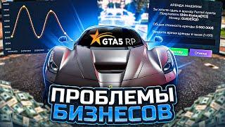 ЧТО С БИЗНЕСАМИ НА GTA 5 RP? АРЕНДА ДУШИТ БИЗАКИ ГТА 5 РП?