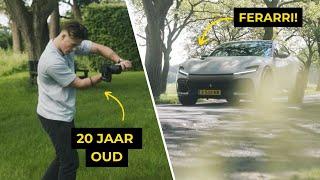 Dit is hoe je een Ferarri Purosangue filmt (behind the scenes)