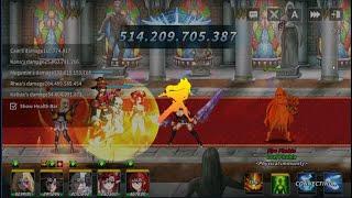 Leaf Aphrodite Raid (with Kalisia Rhea Megumin Kana) on Odd Month Season 5 (Sword Master Story).