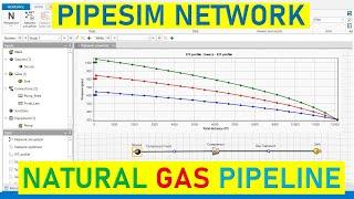 Pipesim Network 2: Natural Gas Pipeline, Part-2 (Simulation)