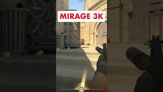 MIRAGE MAYHEM 3K #csgo #cs2 #cs2clips