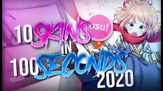 Top 10 osu! Skins in 100 Seconds 2020 #5