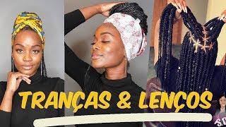 5 PENTEADOS COM TRANÇAS | USANDO LENÇO OU BANDANA