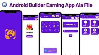 Android Builder Earning App Aia File | Task Earning App Aia File Niotron kodular aiafile admob,unity