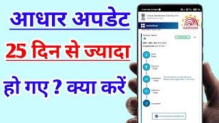 Aadhar Update Pending For Verification | Aadhaar Card Demographic Update problem solve