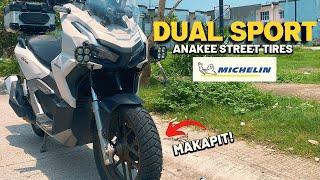 Nagpakabit ako ng BAGONG GULONG ng Honda ADV160 | Michelin Anakee Street | Aports