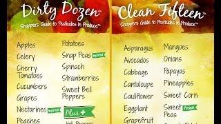 Dirty Dozen + Clean 15 - Environmental Working Group Shopper's Guide | Andrew Weil, M.D.