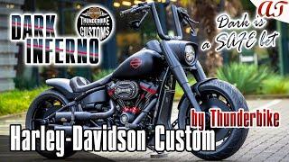 2024 Harley-Davidson FAT BOY Custom: DARK INFERNO * Dark is a SAFE bet * A&T Design