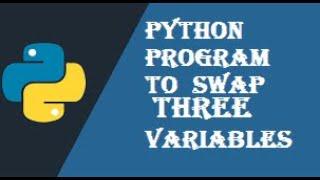 Write a python program to swap three numbers.