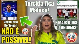  NÃO É POSSÍVEL! VEJAM ISSO SOBRE O VEIGA! E ESSA AGORA DO ANDREAS? O TORCEDOR TÁ MALUCO ‍️