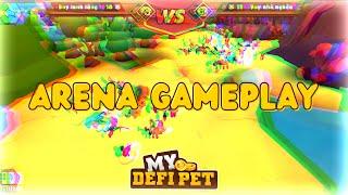 ARENA GAMEPLAY TEST (MY DEFI PET) | MY DEFI PET GAMEPLAY #02