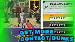 NBA 2K23 BEST DUNK PACKAGES TO TRIGGER CONTACT DUNK! UNBLOCKABLE DUNKS! TRIGGER CONTACT DUNKS...