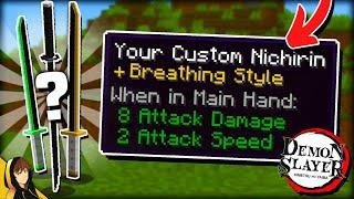 Create your OWN Breathing Style in Demon Slayer Minecraft!?!