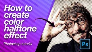 How to create color halftone effect in photoshop