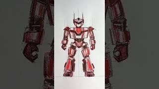 Transformer character design speed drawing #quickdrawing #shortsviral