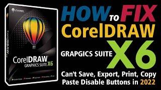 how to fix coreldraw X6 illegal software problem | CorelDraw x6