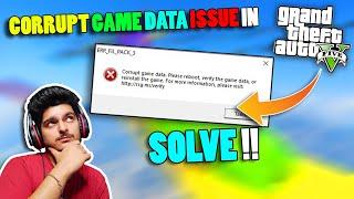 How to FIX ERR GEN INVALID Corrupt Game Data in GTA 5 | error 100% solve