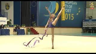 Alina Kolomiets   Ribbon   Levski Triadica  2021 MT Julieta Shishmanova Juniors AA