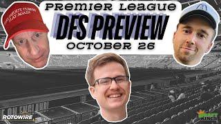 DraftKings DFS Preview for Saturday, Oct. 26: Here We Go Again