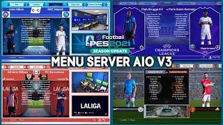 PES 2021 & Football Life 2024 - Menu Server 2024 AIO V3