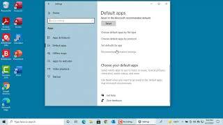 How to change default app to open a file type in Windows 10