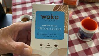 Waka Freeze Dried Coffee Review #coffee #instantcoffee