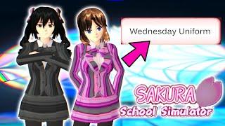 Wednesday Uniform New Update?! || SAKURA SCHOOL SIMULATOR TUTORIAL