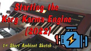 Korg Karma Studio Demo (2022) 1./\God´s Bathtub/\ Performance  #synthesizer #ambient #korg