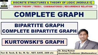 Complete Graph | Complete Bipartite Graph | Bipartite Graph | Complete and Bipartite Graph Examples