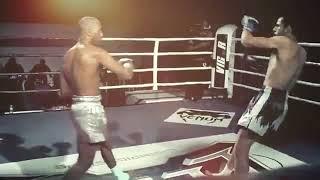 ضربة قاضيه للبطل عبدالله الساعي K.O(  Muay thai Kuwait )